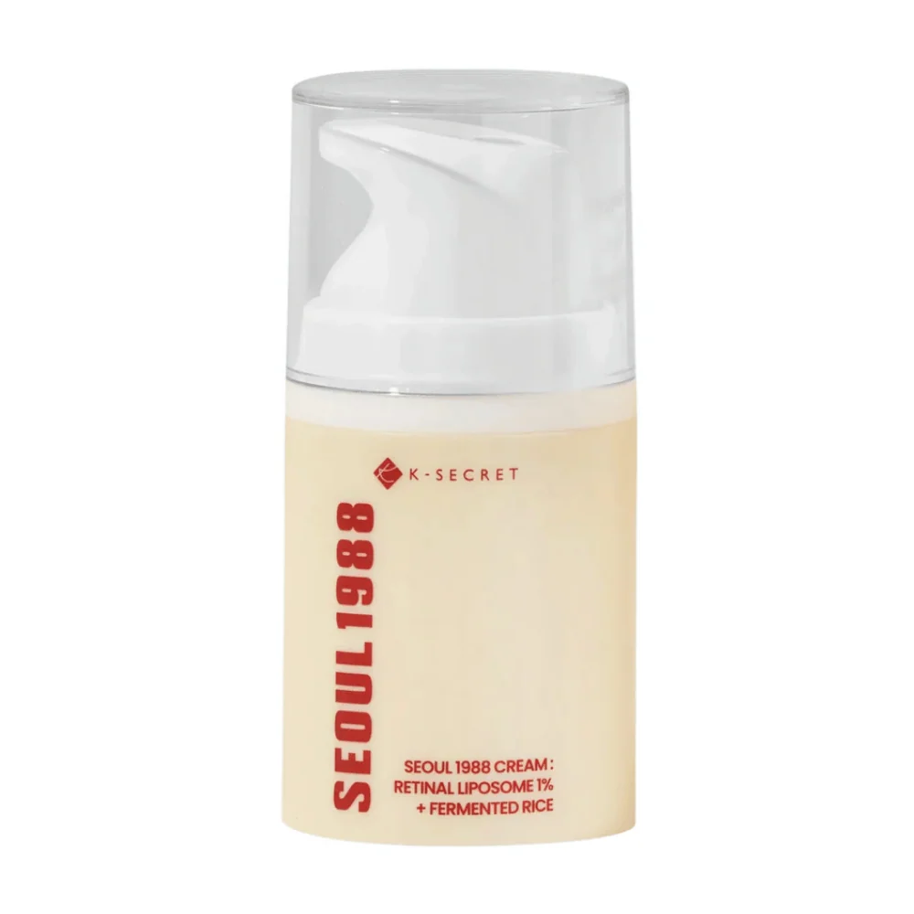 K-Secret Seoul 1988 Cream: Retinal Liposome 1% + Fermented Rice, 50ml