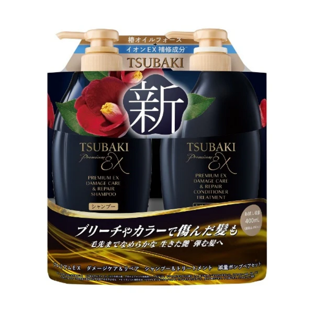Shiseido Tsubaki Premium EX Damage Care & Repair Set, 2*400ml