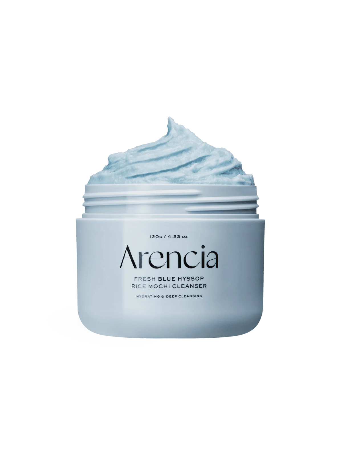 Arencia Fresh Blue Hyssop Rice Mochi Cleanser, 120g