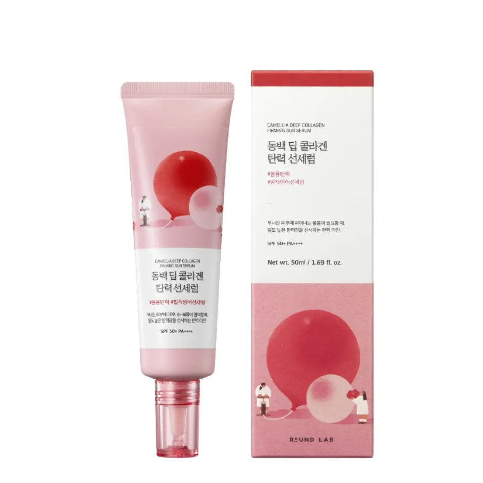 Round Lab Camellia Deep Collagen Firming Sun Serum, 50ml