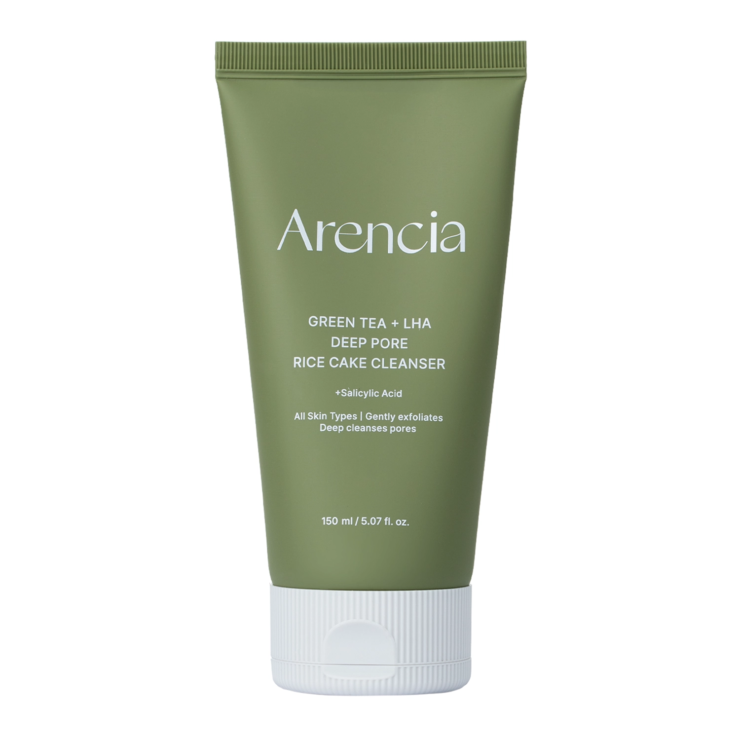 Arencia Green Tea + LHA Deep Pore Cleanser, 150g