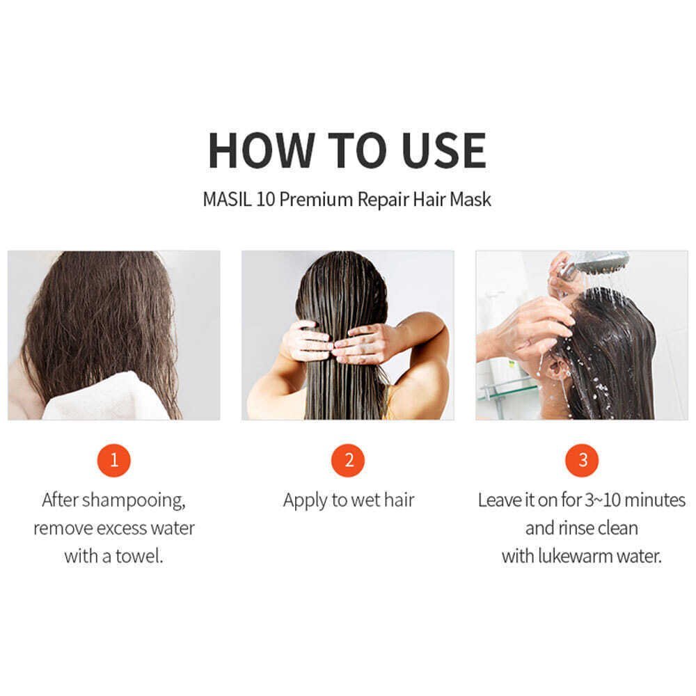 Masil 10 Premium Repair Hair Mask, 12ml — изображение 7