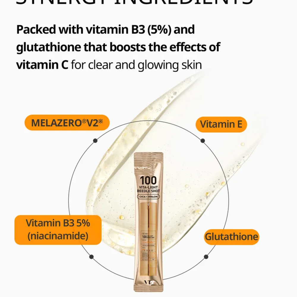 VT Cosmetics Vita-Light Reedle Shot 100, 2ml — изображение 4