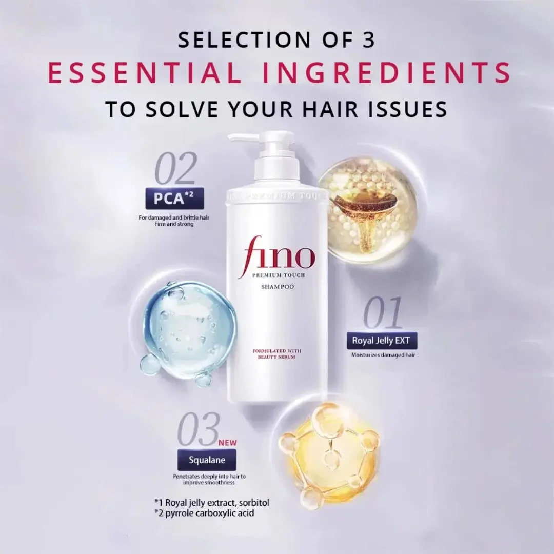 Shiseido Fino Premium Touch Shampoo, 550ml — изображение 3