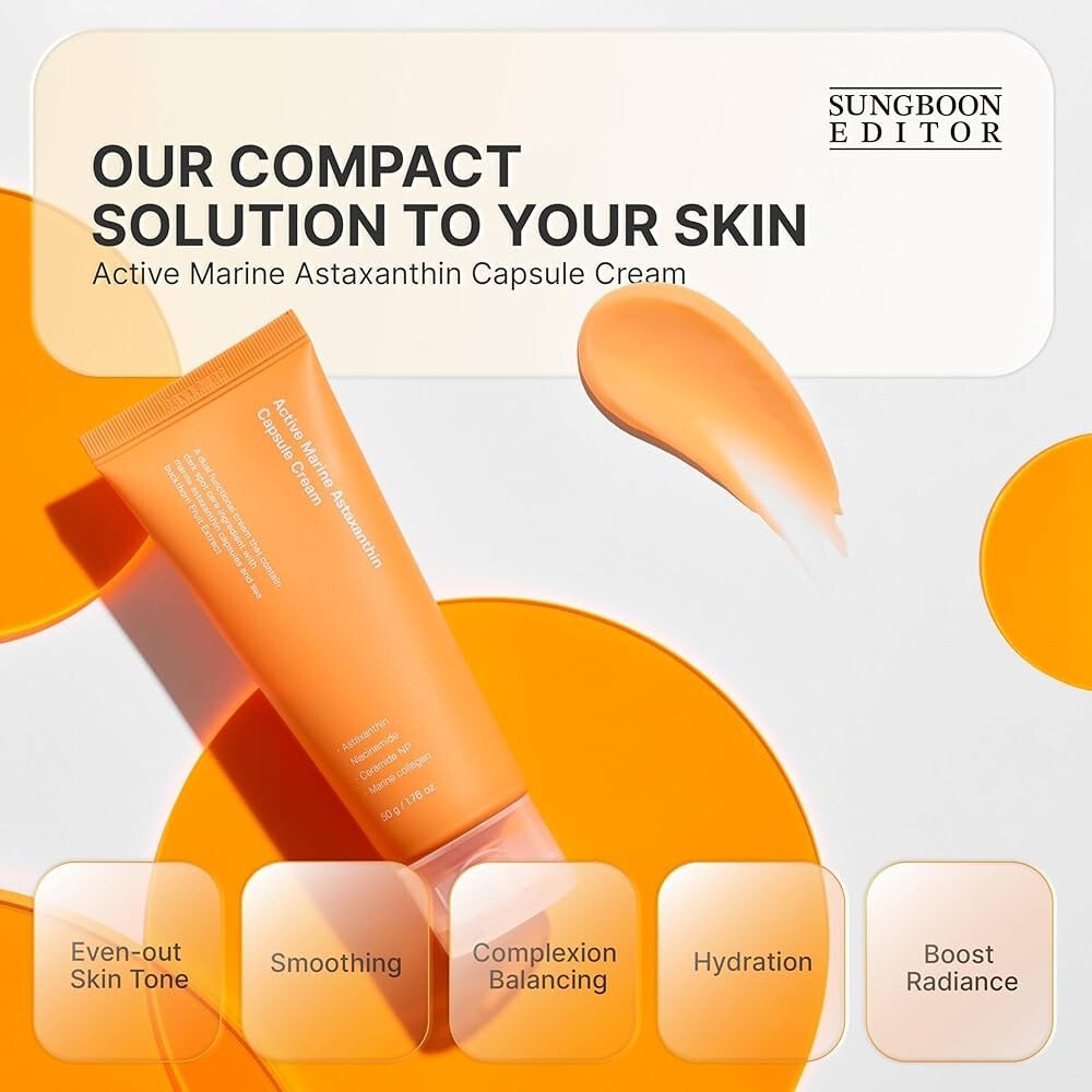 Sungboon Editor Active Marine Astaxanthin Capsule Cream, 50g — изображение 3