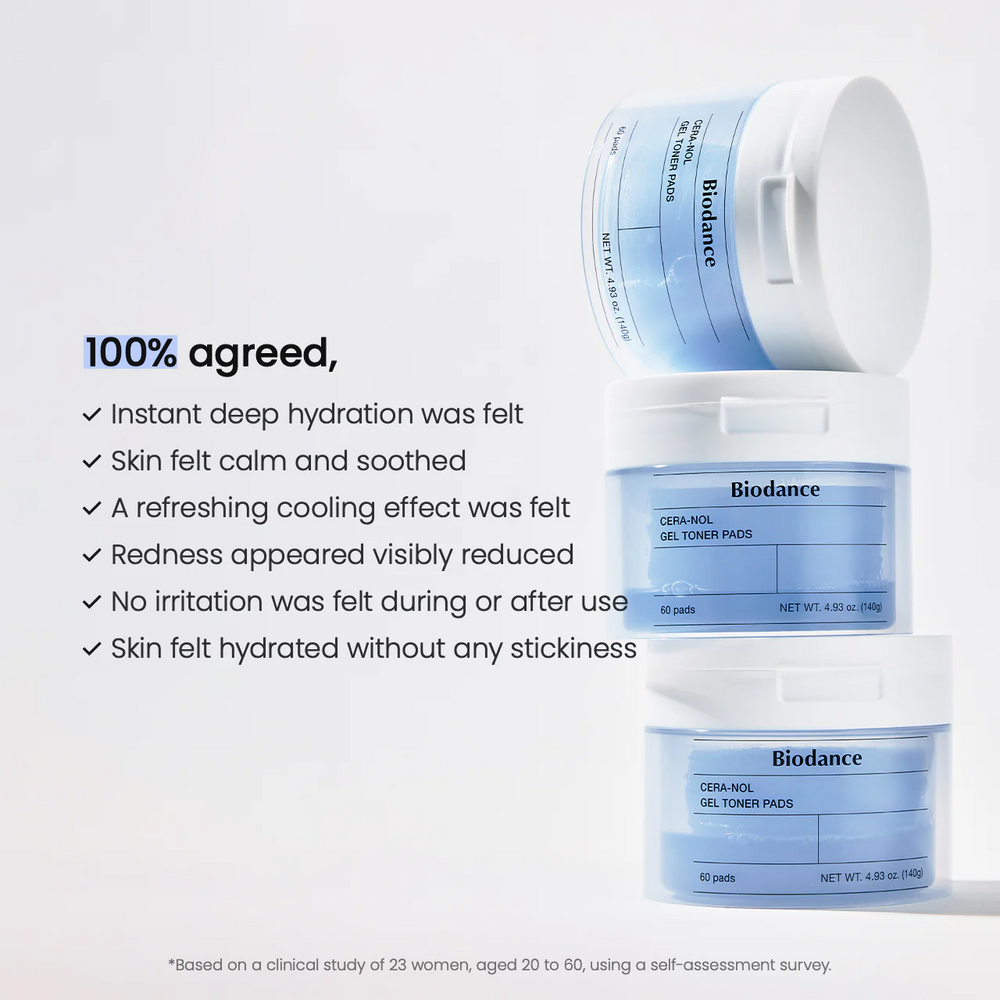 Biodance Cera-Nol Gel Toner Pads, 60 discos - Imagen 3