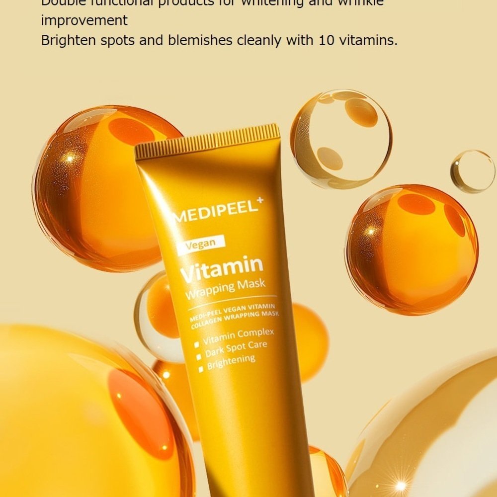 MEDIPEEL+ Vegan Vitamin Collagen Wrapping Mask, 70ml — изображение 3