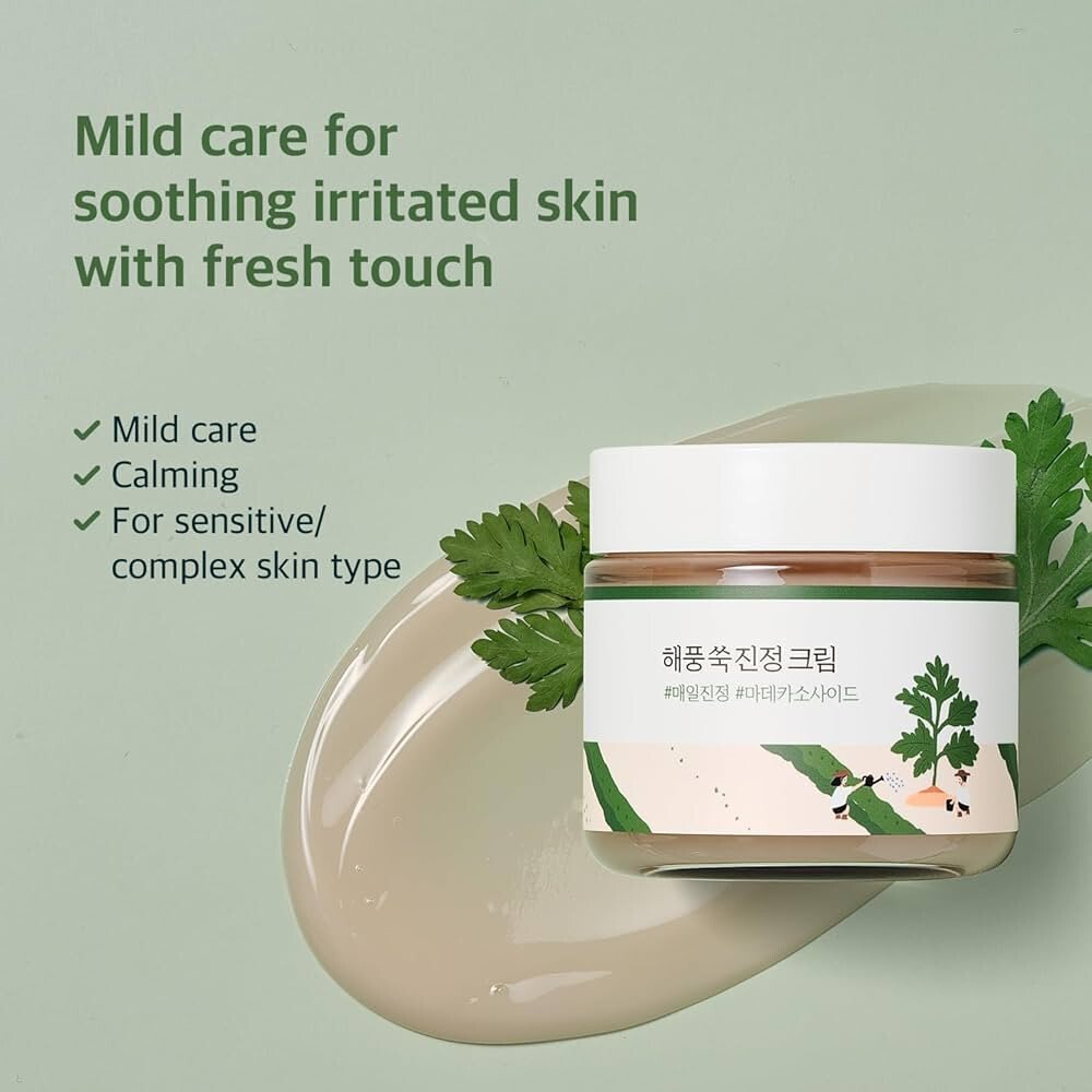 Round Lab Mugwort Calming Cream, 80ml - Imagen 3