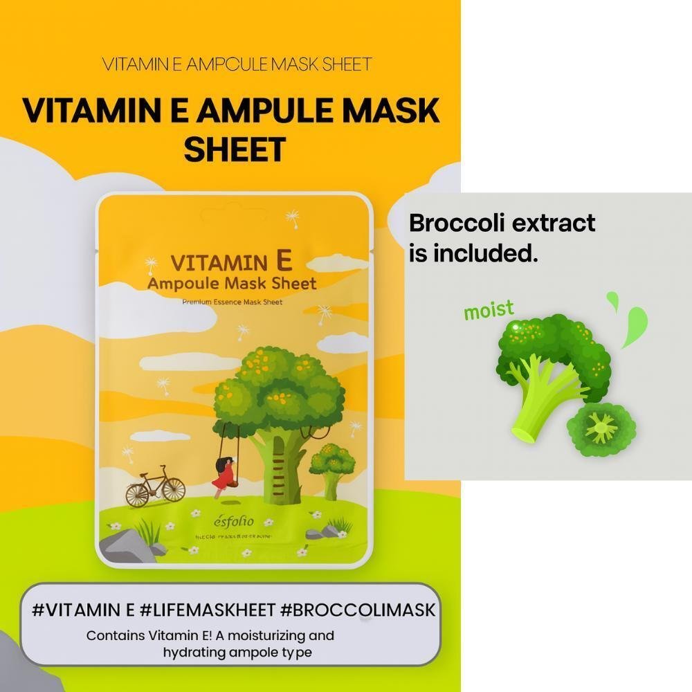 Esfolio Vitamin E Ampoule Mask Sheet - Imagen 3