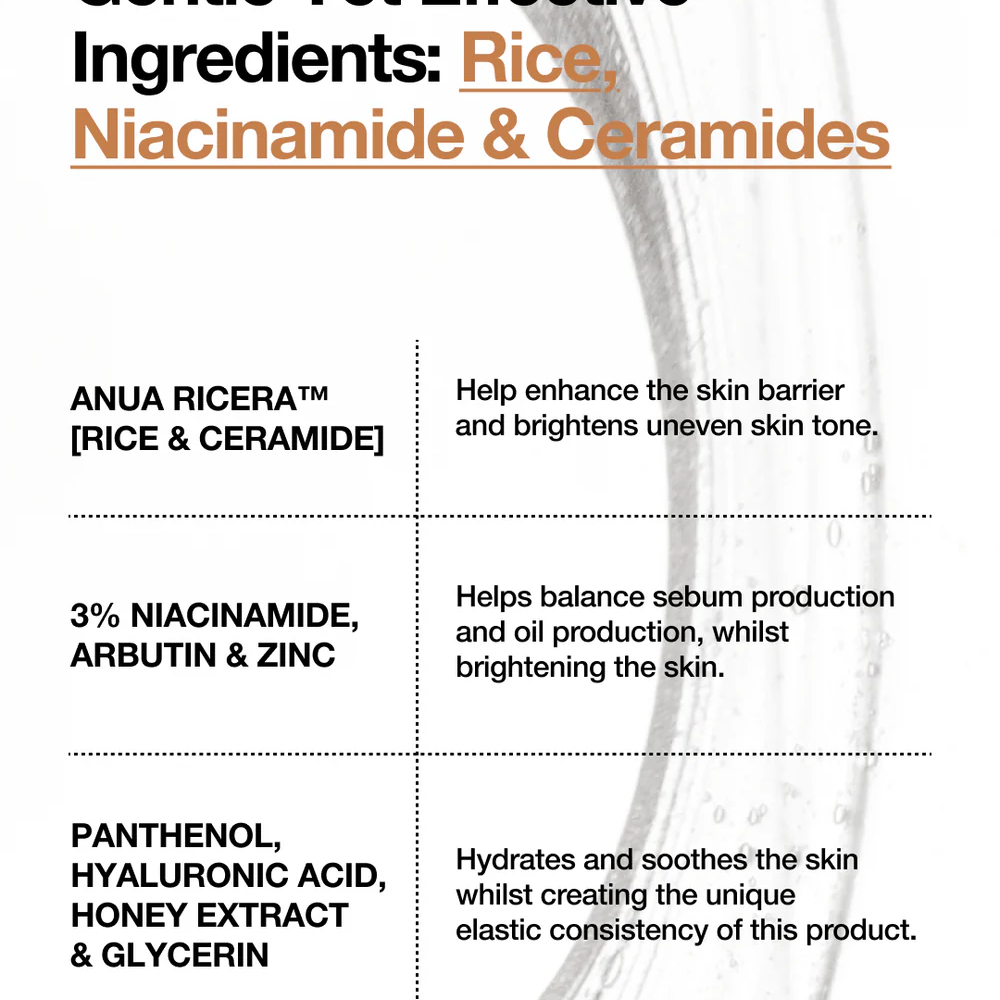 ANUA 7 Rice Ceramide Hydrating Barrier Serum, 50ml - Imagen 4