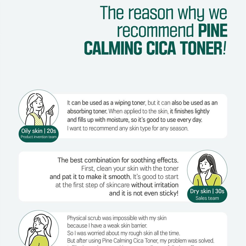 ROUND LAB Pine Calming Cica Toner, 250ml - Imagen 4
