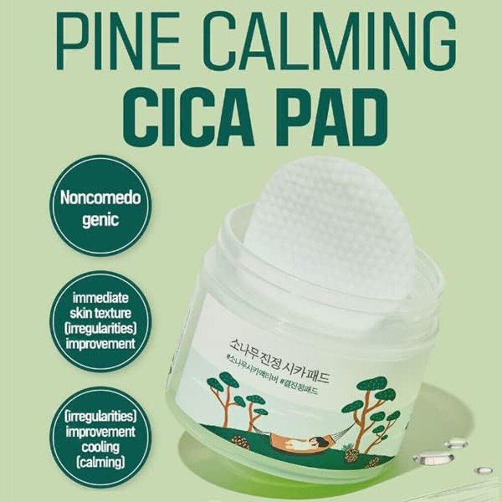 Round Lab Pine Calming Cica Pad, 50 discos - Imagen 4