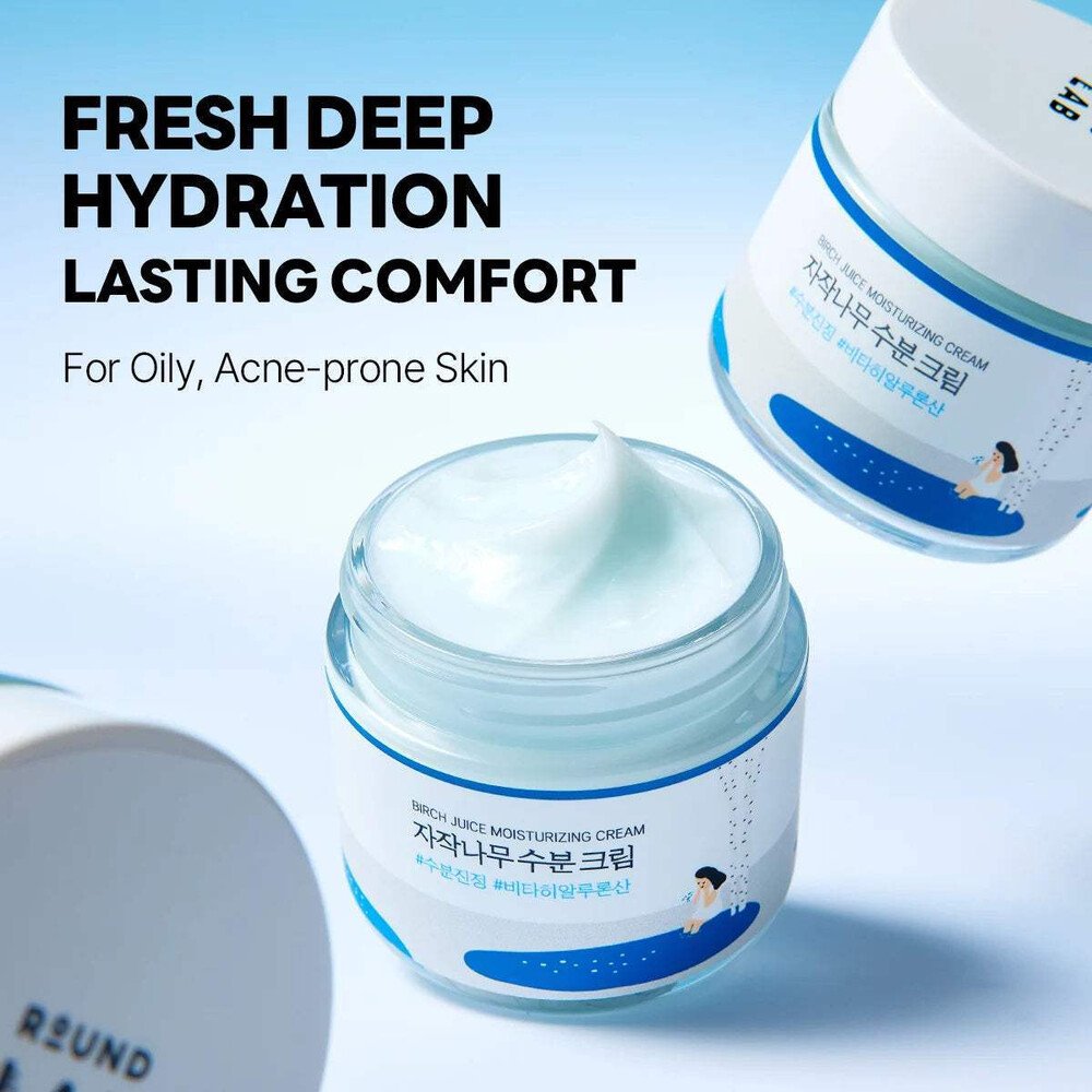 Round Lab Birch Juice Moisturizing Cream, 80ml - Imagen 4