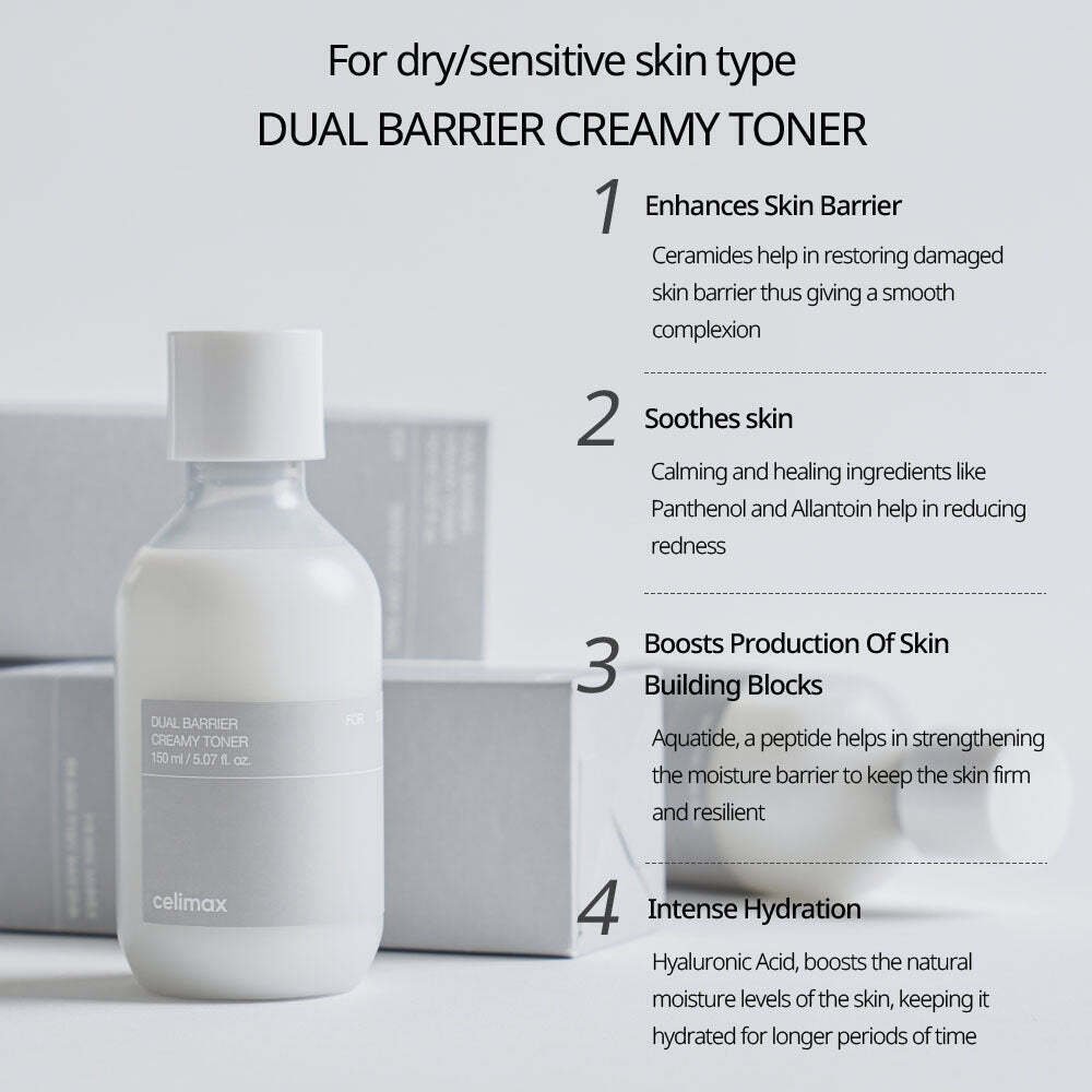 Celimax Dual Barrier Creamy Toner, 150ml - Image 5