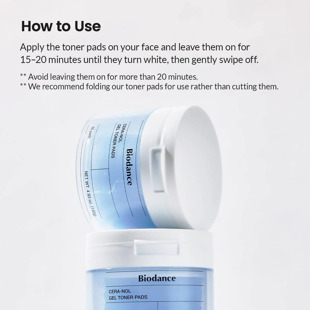 Biodance Cera-Nol Gel Toner Pads, 60 discos - Imagen 5