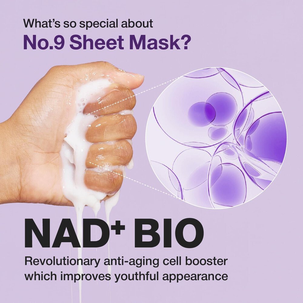 NUMBUZIN No.9 NAD Bio Lifting-sil Full Face Mask, 1pcs - Imagen 5