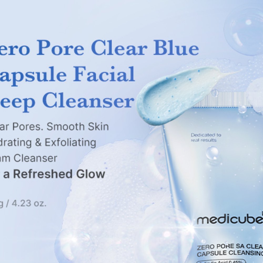 Medicube Zero Pore SA Clear Capsule Cleansing Foam, 120g — изображение 5