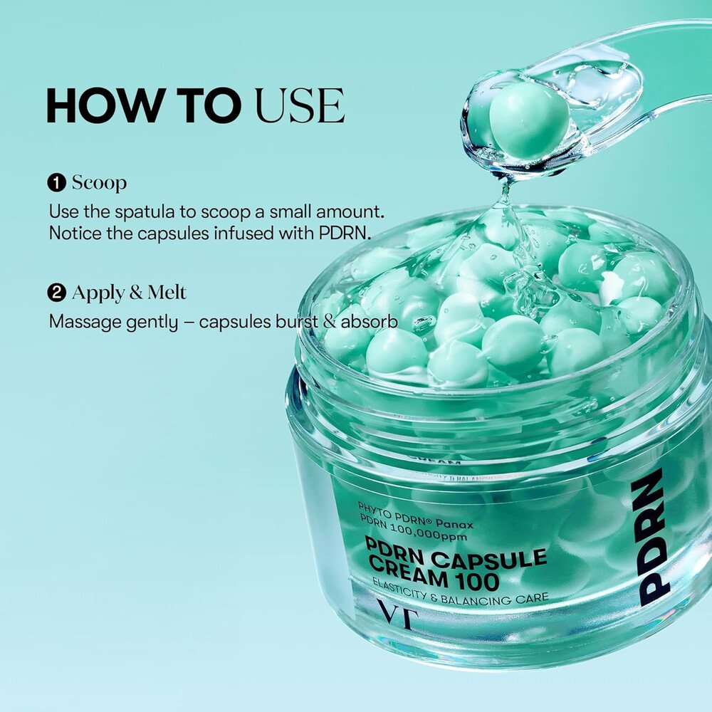 VT Cosmetics PDRN Capsule Cream 100, 50ml — изображение 6