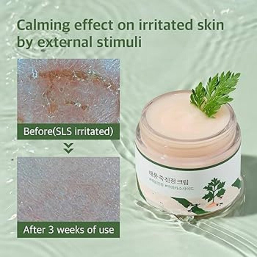 Round Lab Mugwort Calming Cream, 80ml - Imagen 6