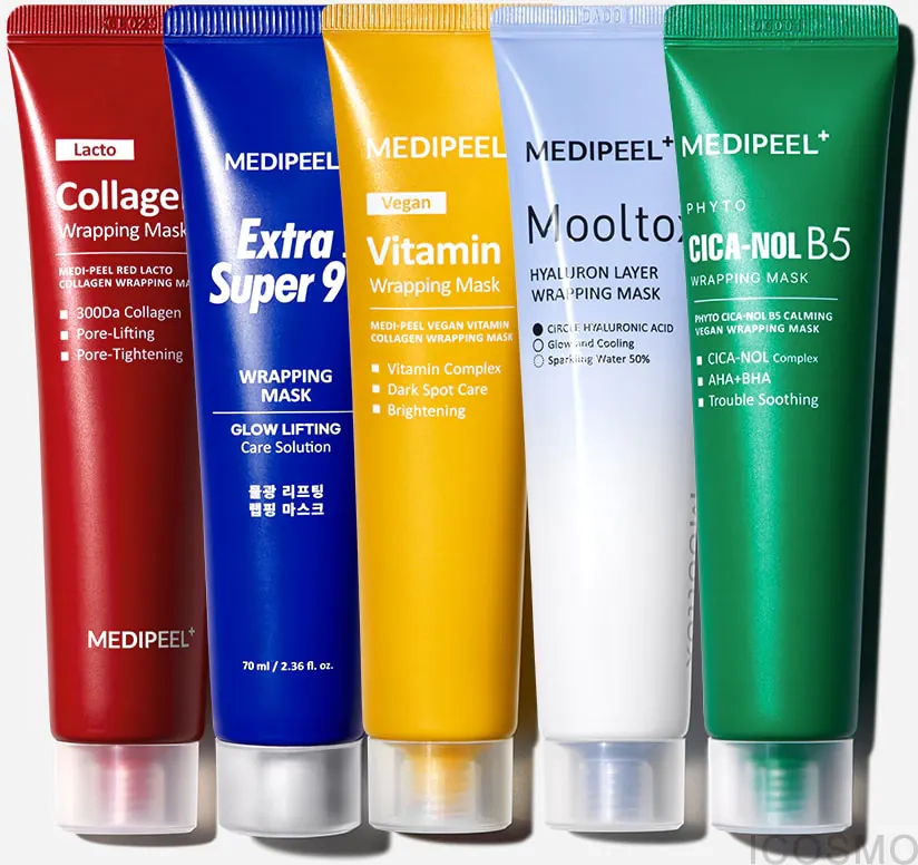 MEDIPEEL+ Extra Super 9 Plus Glow Lifting Wrapping Mask, 70ml - Imagen 7