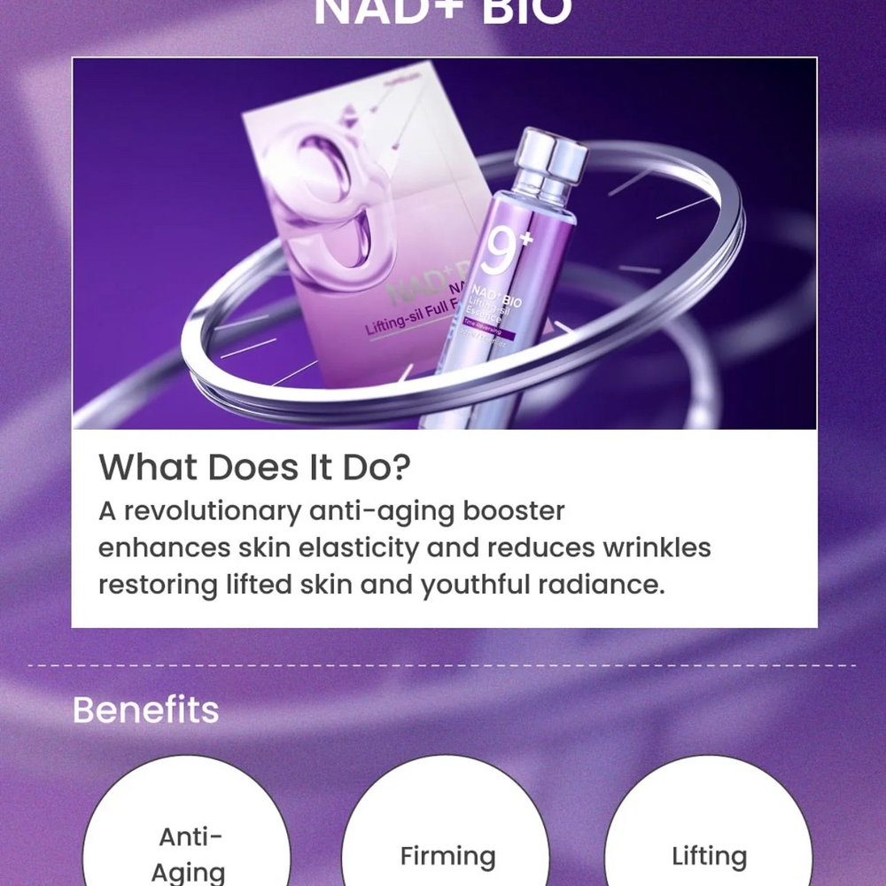 NUMBUZIN No.9 NAD Bio Lifting-sil Full Face Mask, 1pcs - Imagen 7