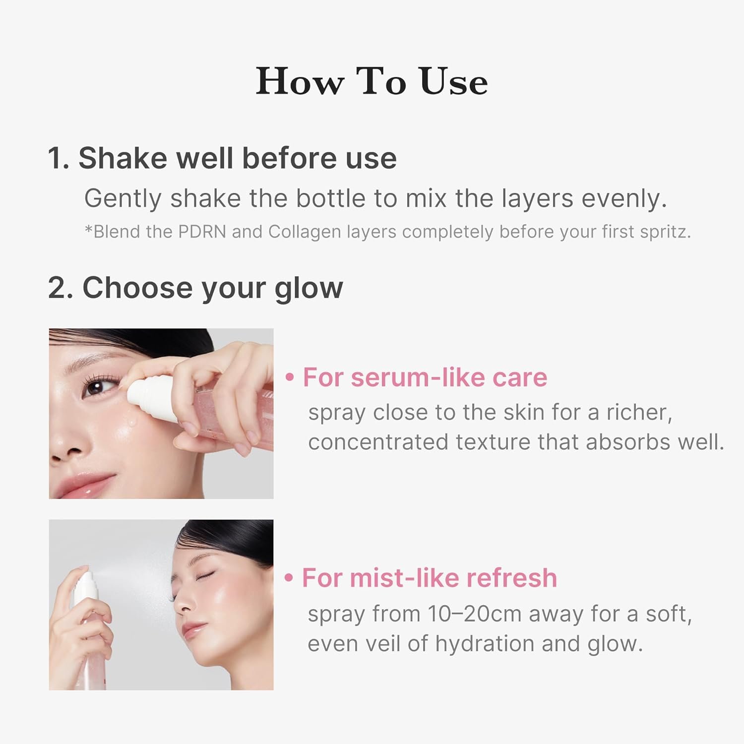 Medicube PDRN Pink Collagen Glow Jelly Mist Serum, 100ml — изображение 7