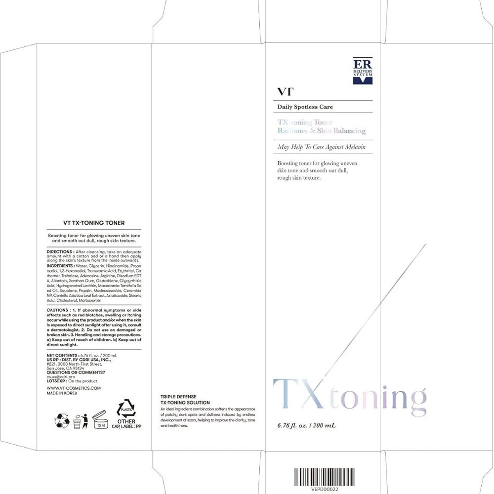 VT Cosmetics TX Toning Toner, 200ml — изображение 7