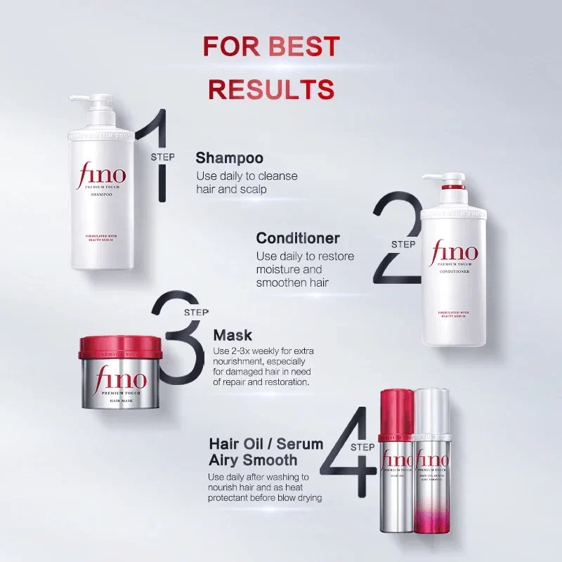 Shiseido Fino Premium Touch Shampoo, 550ml — изображение 8