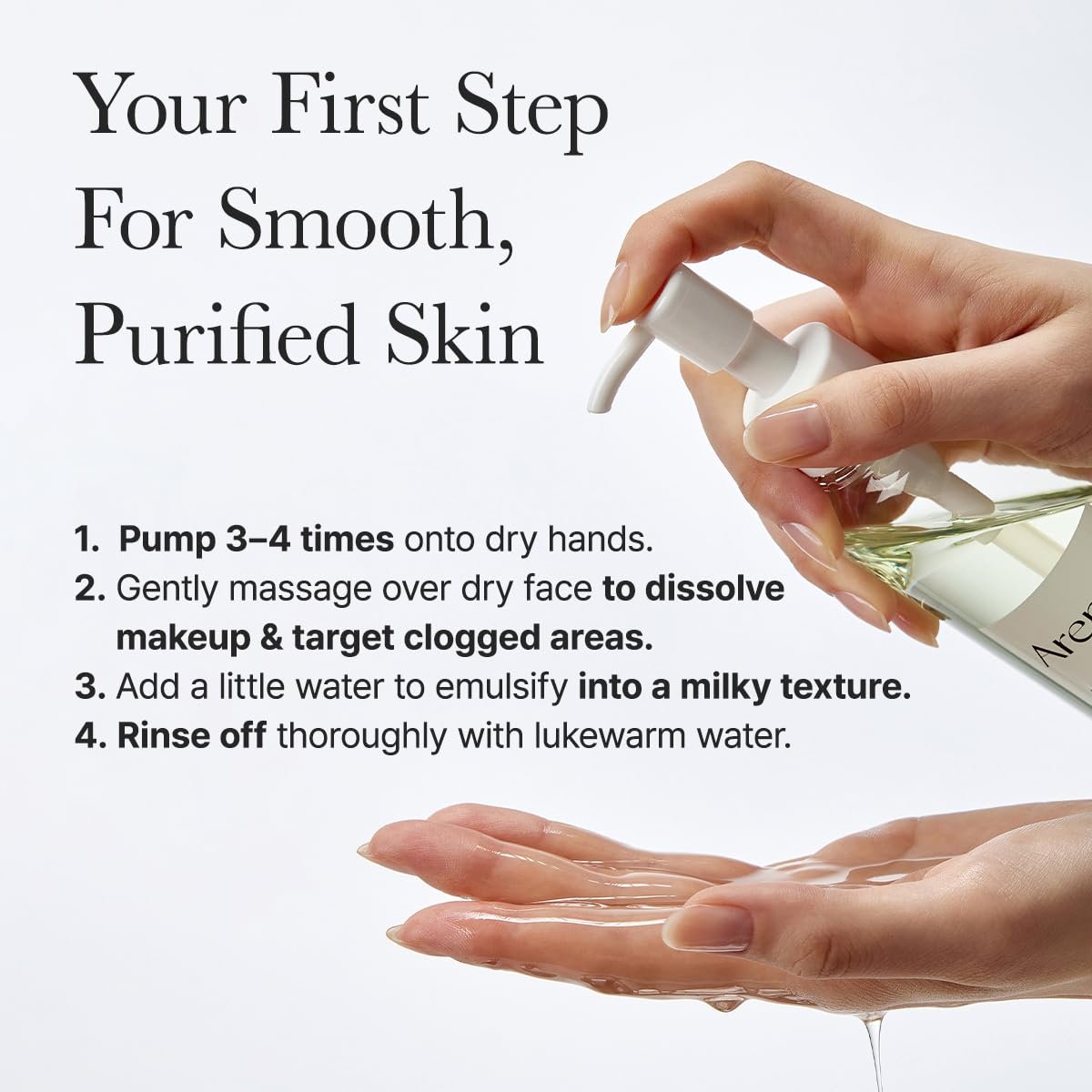 Arencia Pore Melt Mochi Cleansing Oil, 200ml - Image 8