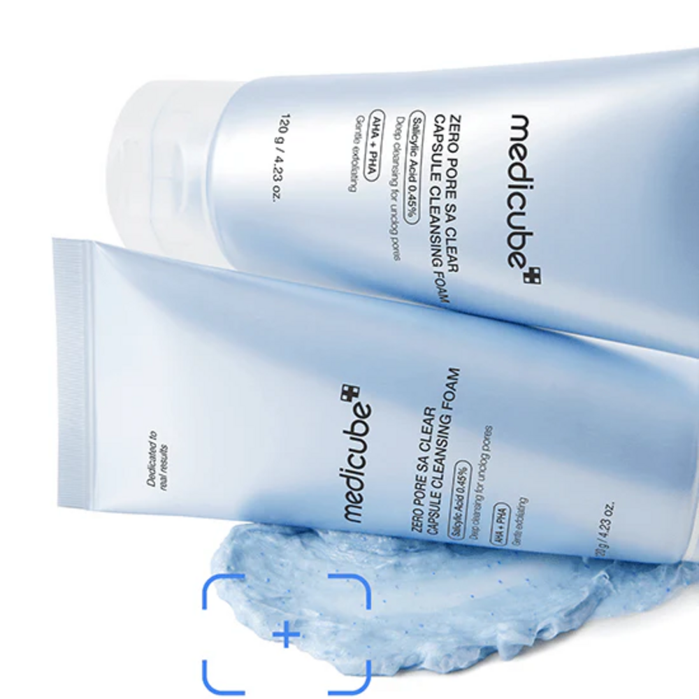 Medicube Zero Pore SA Clear Capsule Cleansing Foam, 120g — изображение 9