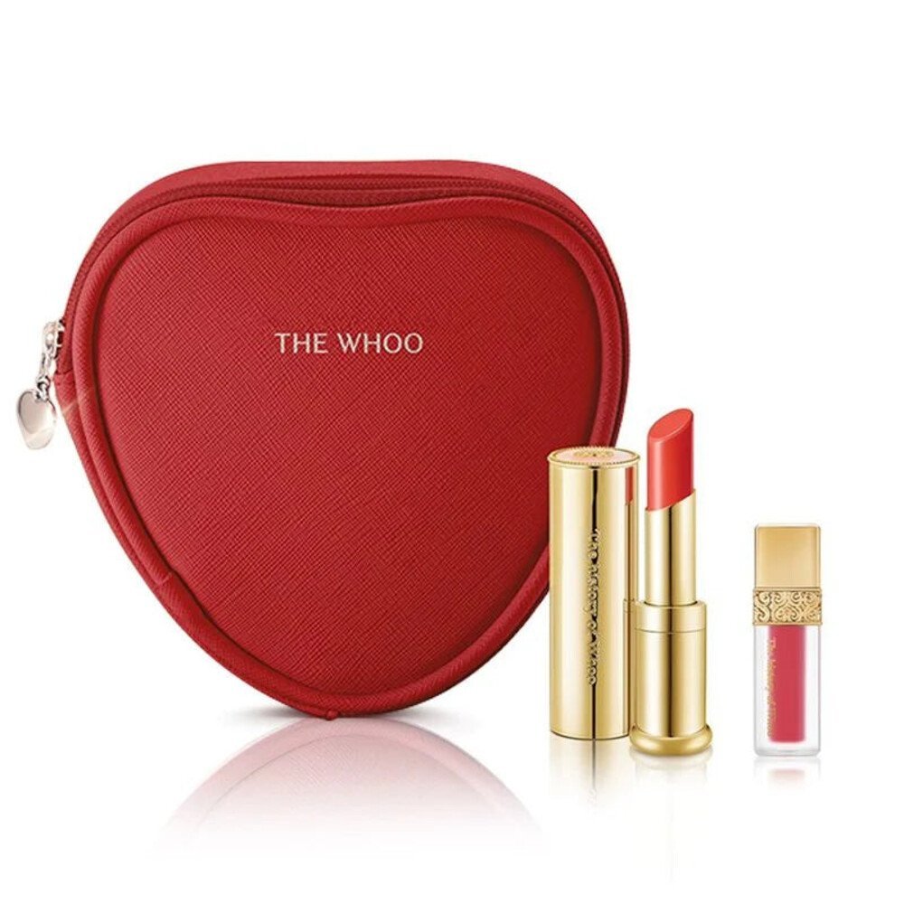 The History of Whoo Gongjinhyang Mi Glow Lip Balm Special Set Red Heart Edition