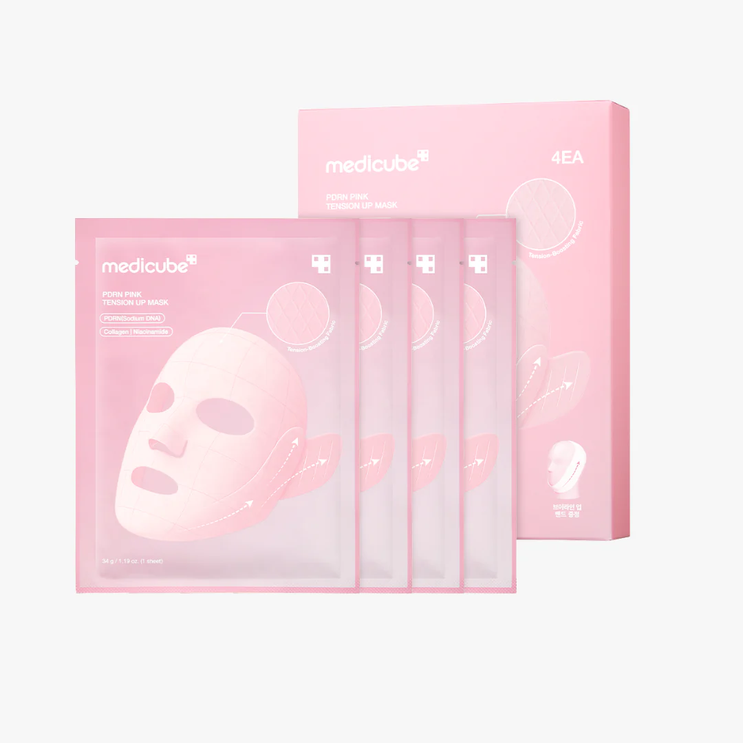 Medicube PDRN Pink Tension Up Mask, 4 Mask