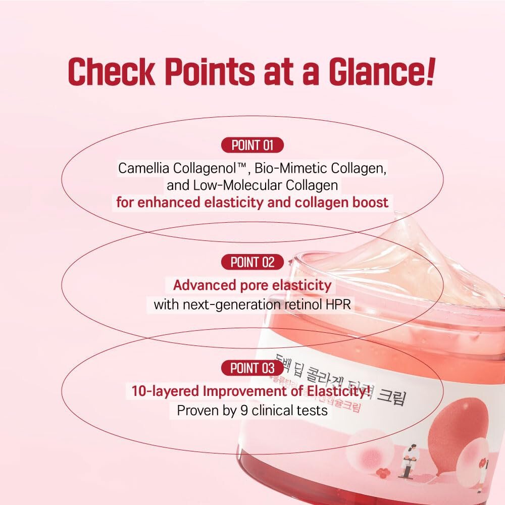 ROUND LAB Camellia Deep Collagen Firming Cream, 50ml - Imagen 3
