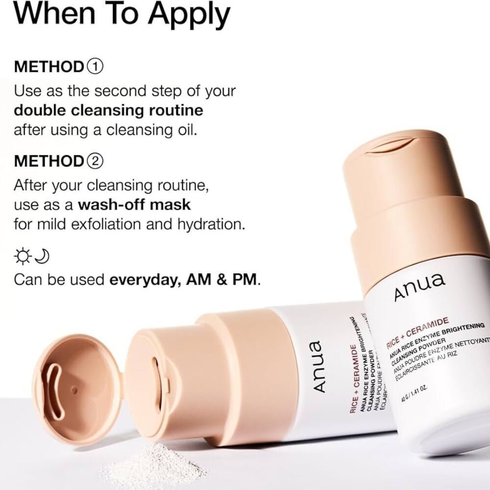 ANUA Rice Enzyme Brightening Cleansing Powder, 40g — изображение 7