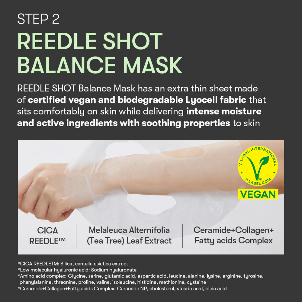 VT Cosmetics Reedle Shot 100 2 Step Mask - Imagen 4