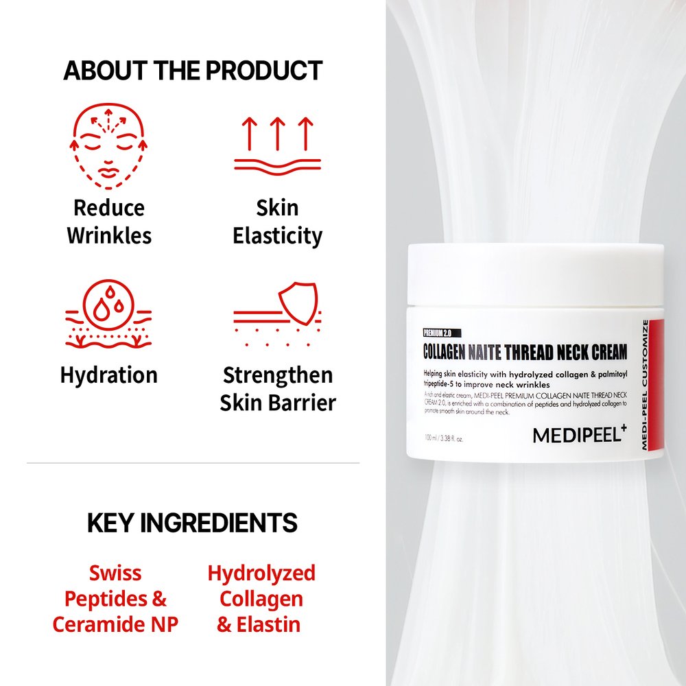 MEDIPEEL+ Premium 2.0 Collagen Naite Thread Neck Cream, 10g — изображение 5