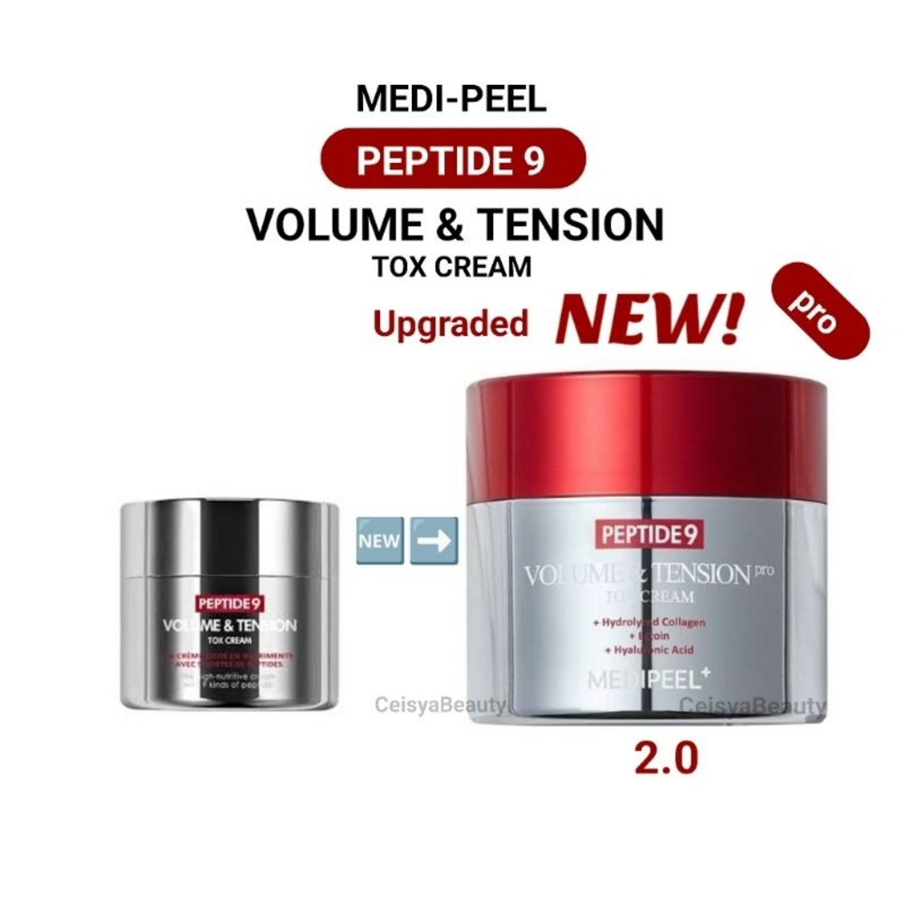 Medipeel+ Peptide 9 Volume & Tension Tox Cream PRO, 50g - Imagen 5