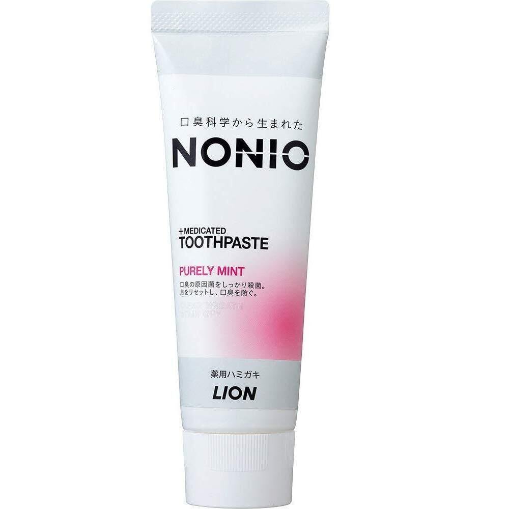 LION Nonio Medicated Toothpaste Purely Mint, 130g