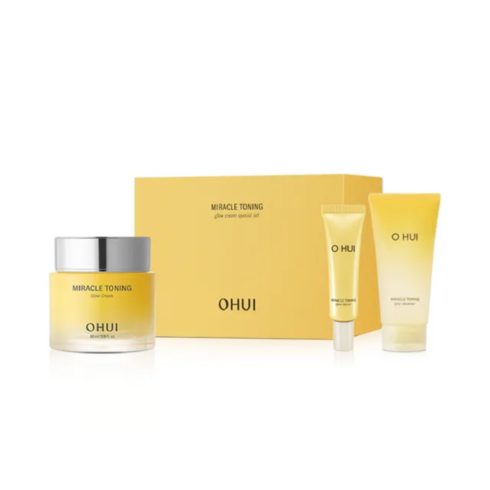 O HUI Miracle Toning Glow Cream Special Set, 3pcs