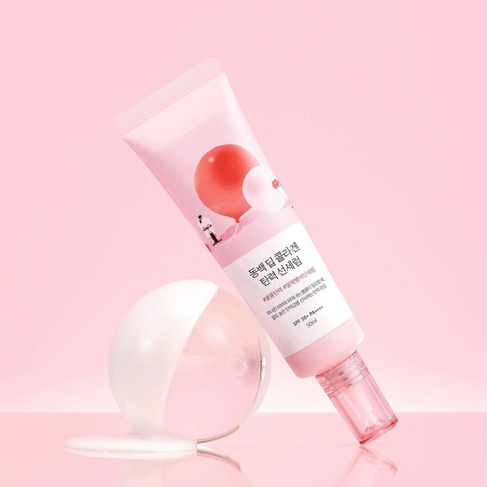 ROUND LAB Camellia Deep Collagen Firming Sun Serum, 50ml