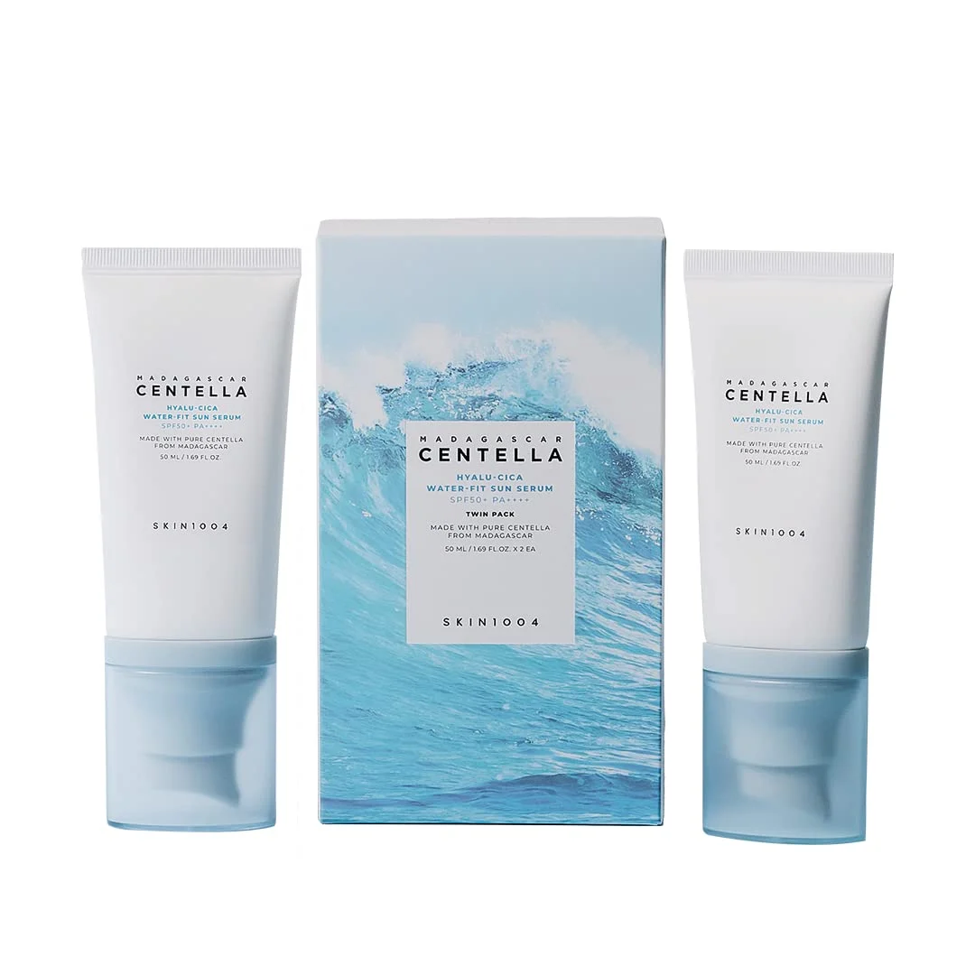 SKIN1004 Madagascar Centella Hyalu-Cica Water-Fit Sun Serum, 50ml x 2ea