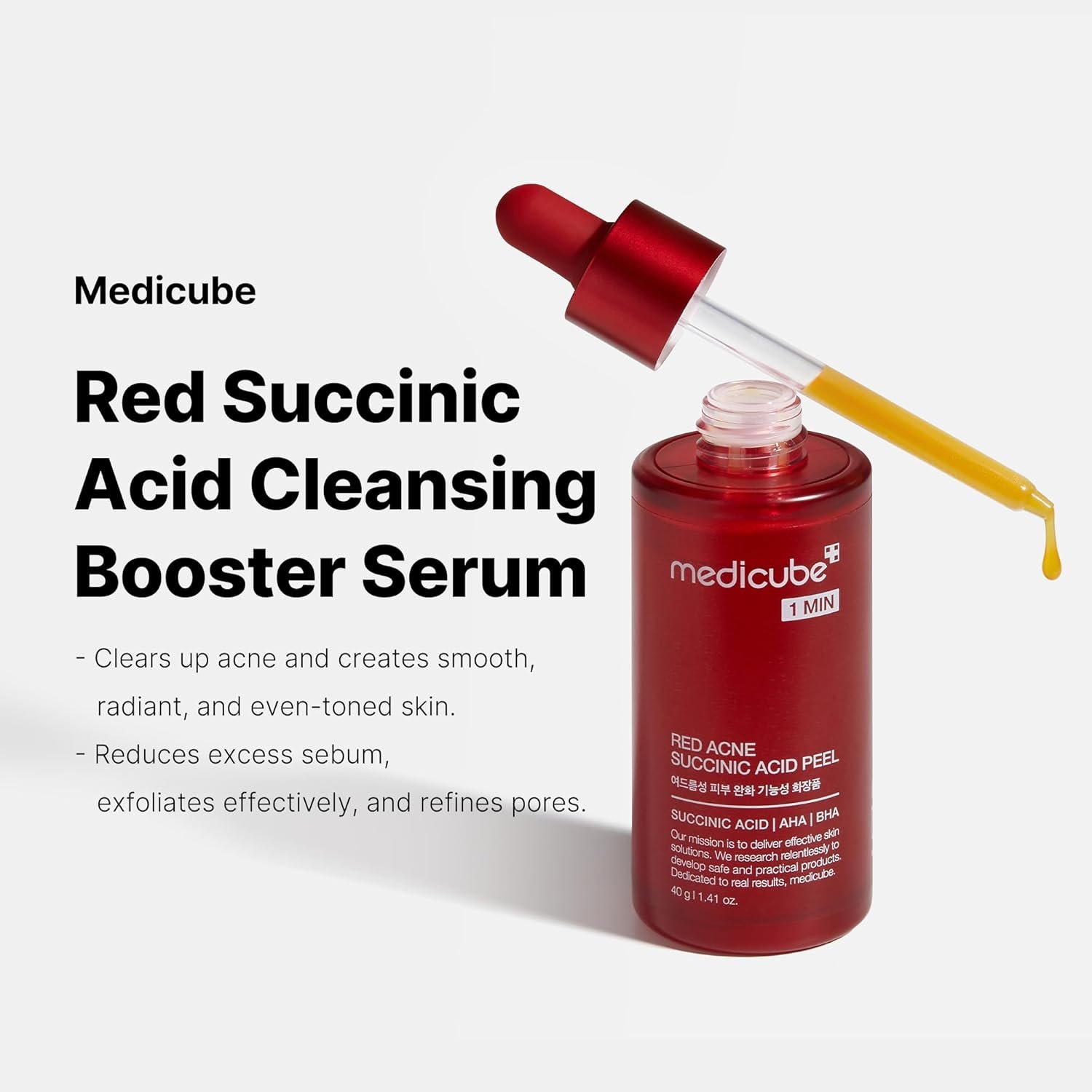 Medicube Red Acne Succinic Acid Peel, 40g - Imagen 3