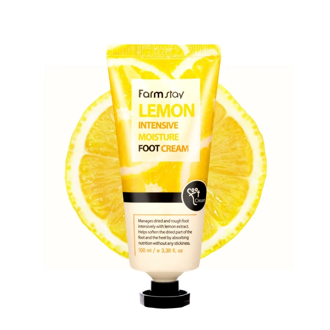 Farm Stay Lemon Intensive Moisture Foot Cream, 100ml