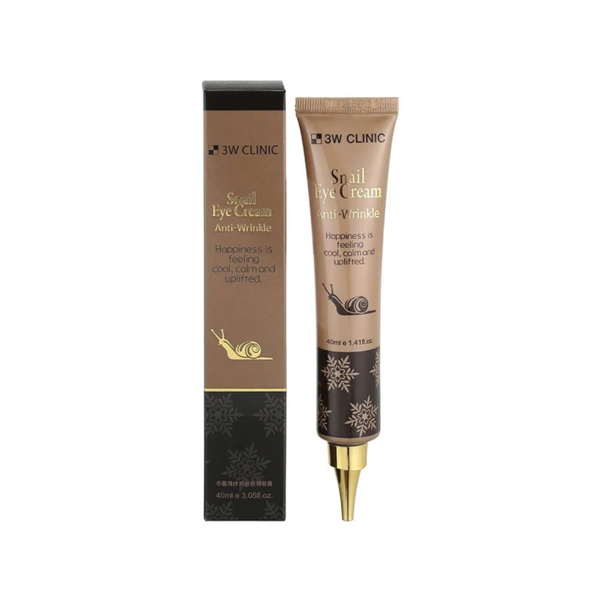 3W Clinic Snail Eye Cream, Anti-Wrinkle, 40ml