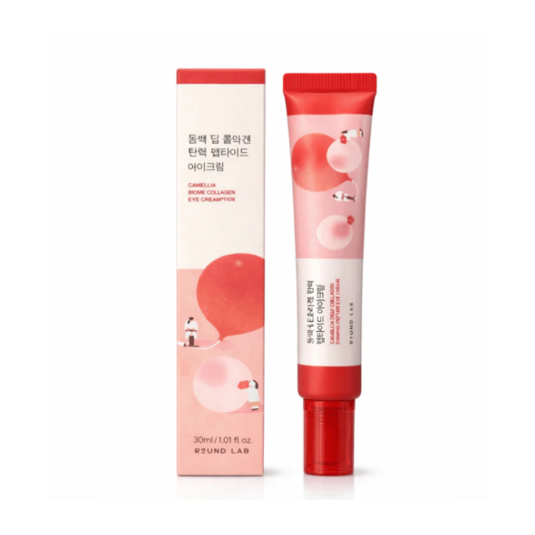 Round Lab Camellia Deep Collagen Firming Peptide Eye Cream, 30ml