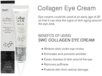 3W Clinic Collagen Eye Cream Whitening, 40ml - Imagen 3