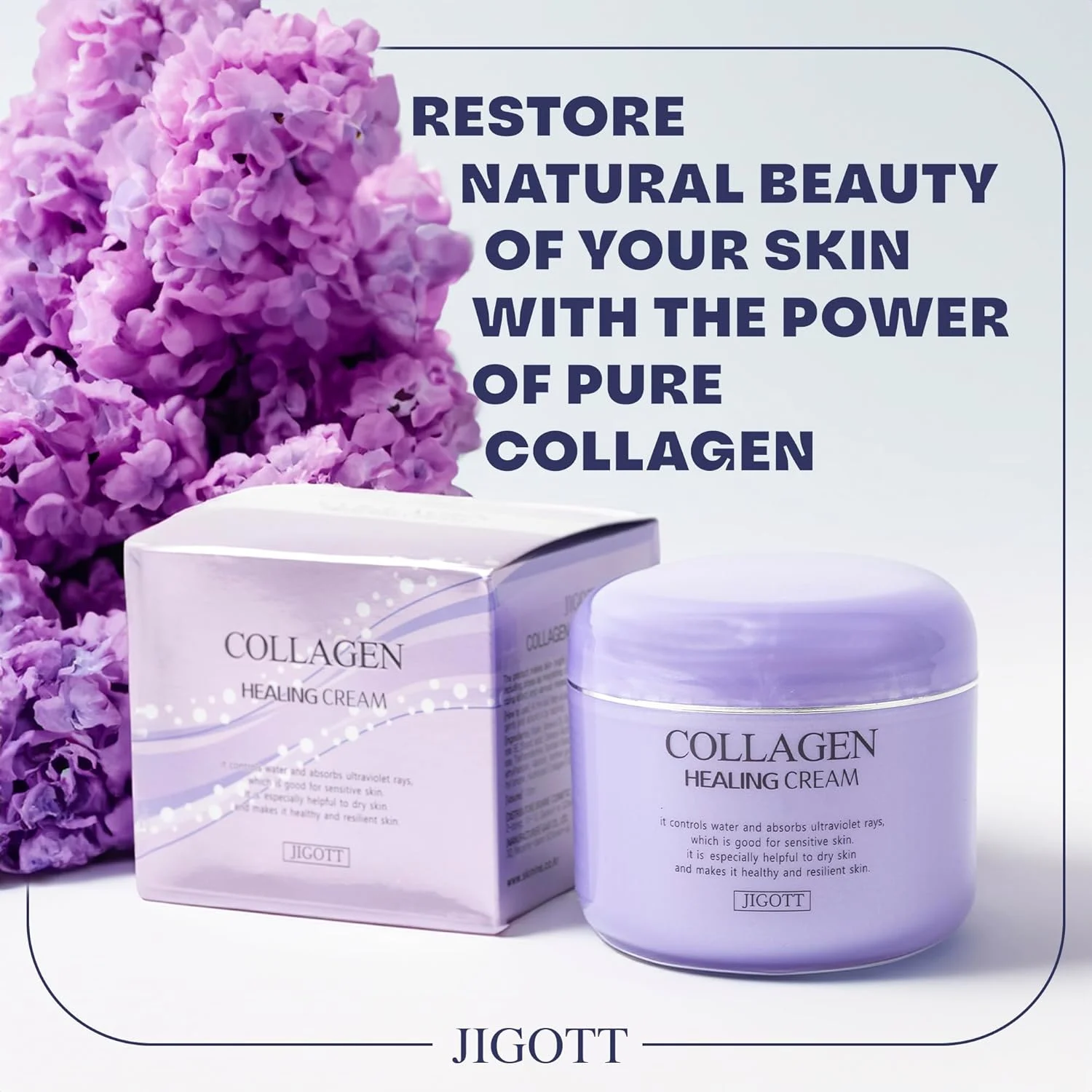 Jigott Collagen Healing Cream, 100ml — изображение 6