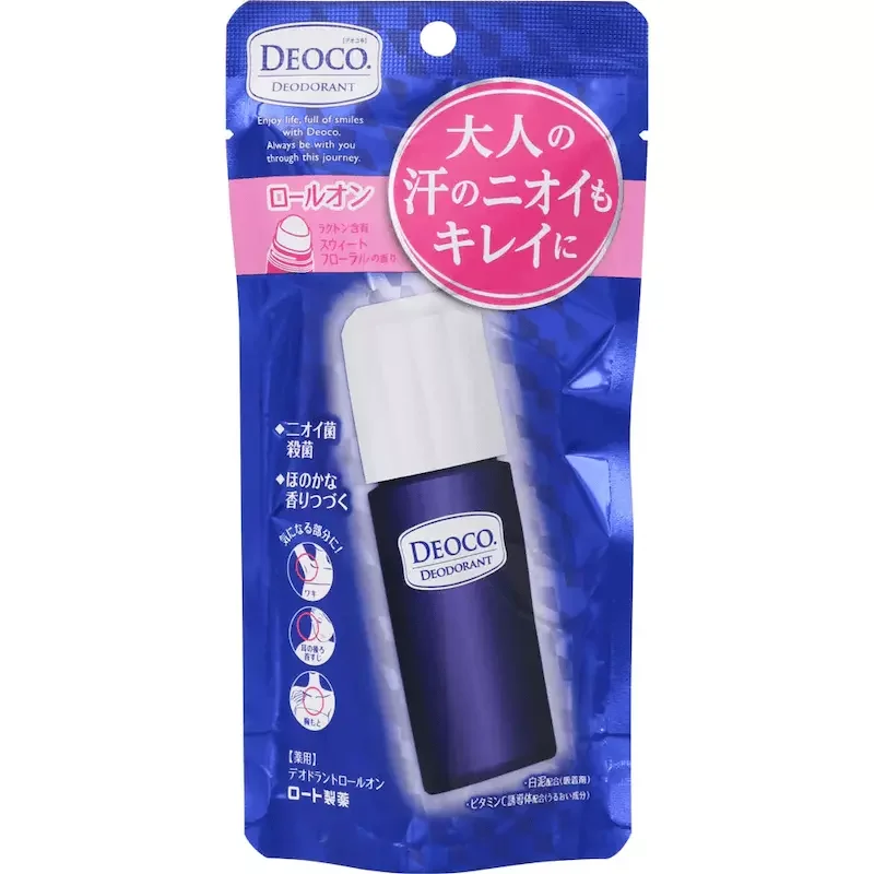 Rohto Mentholatum Deoco Deodorant Roll-On, 30ml
