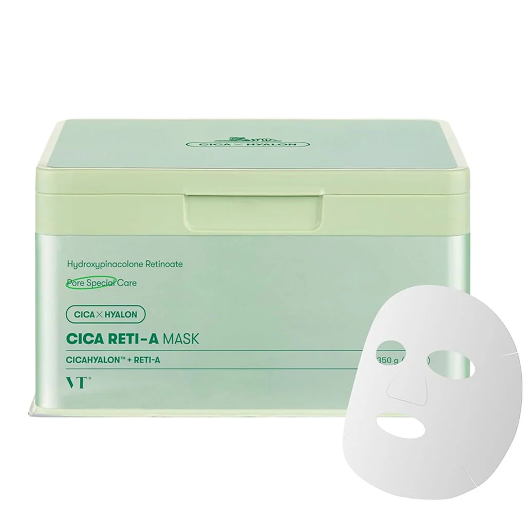 VT Cosmetics Cica Reti-A Mask, 30 масок