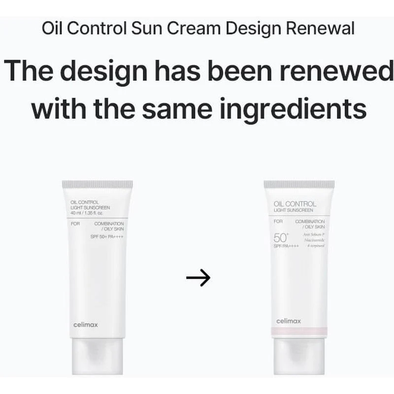 Celimax Oil Control Light Sunscreen SPF 50+ PA++++, 40ml — изображение 5